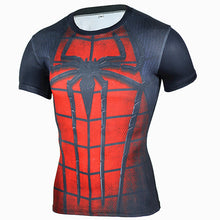 New Fitness Compression Shirt Men Anime Superhero Punisher Skull Captain Americ Superman 3D T Shirt Bodybuilding Crossfit tshirt