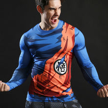 2017 New Men's Fashion Goku Dragon Ball 3D Print Casual Short Sleeve Cosplay T-Shirt Compression Tshirts Fitness ZOOTOP BEAR