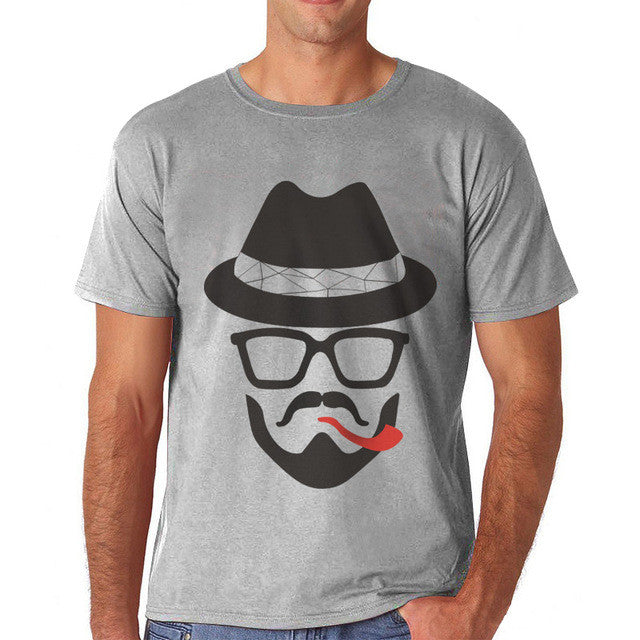 Discount 2016 new fashion summer t shirt men o-neck cotton comfortable t-shirt Casual tshirt homme Short sleeve Printing M-5XL