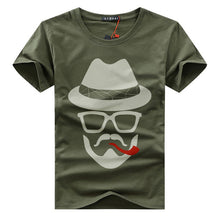 Discount 2016 new fashion summer t shirt men o-neck cotton comfortable t-shirt Casual tshirt homme Short sleeve Printing M-5XL